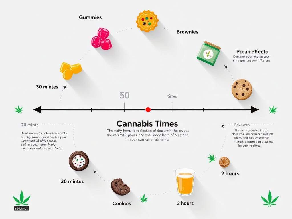 edibles voor beginners gids cannabis producten infographic