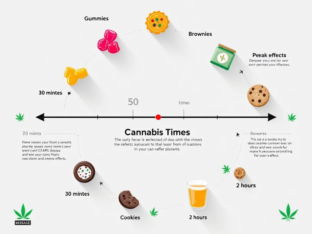 edibles voor beginners gids cannabis producten infographic